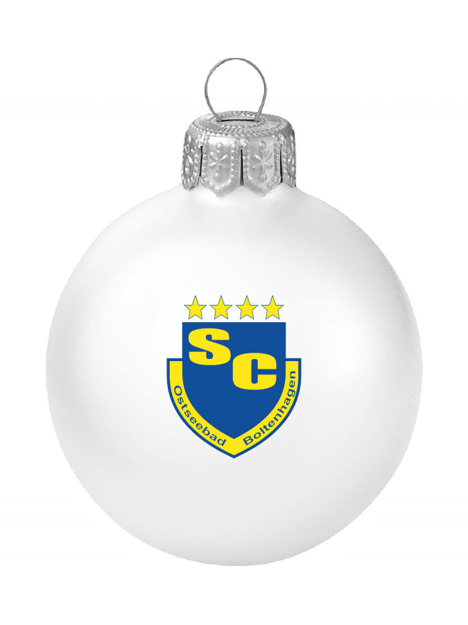 Weihnachtskugel Logo 8cm