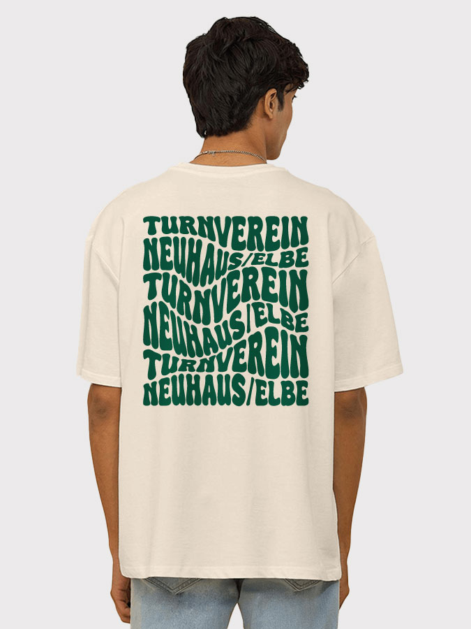 T-Shirt Oversized Wavy Herren