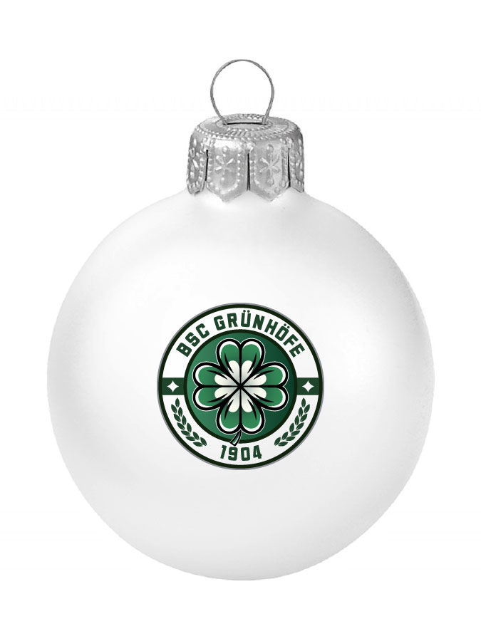 Weihnachtskugel Logo 8cm