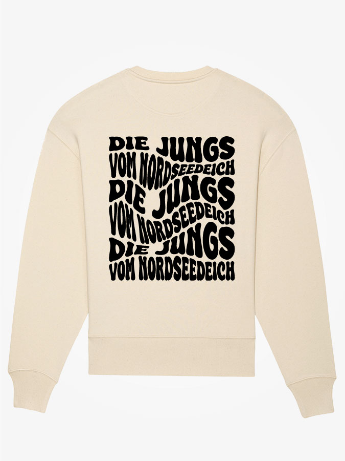 Oversized Sweater Wavy Herren