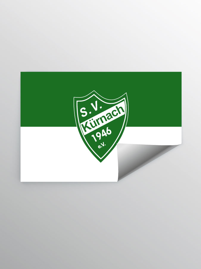Aufkleber DIN A7 Logo