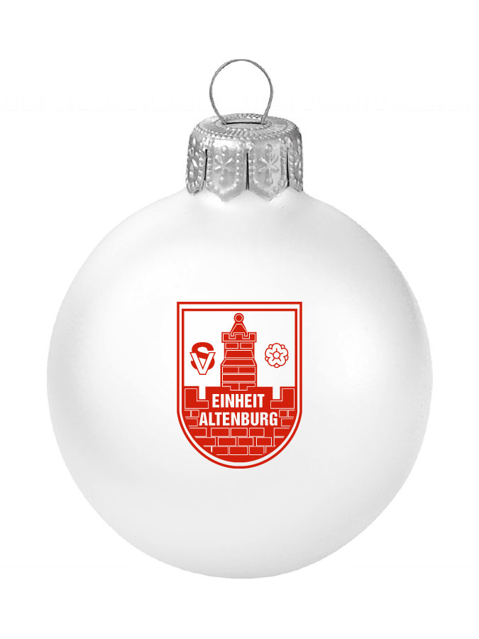 Weihnachtskugel Logo 8cm