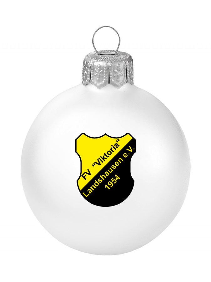 Weihnachtskugel Logo 8cm
