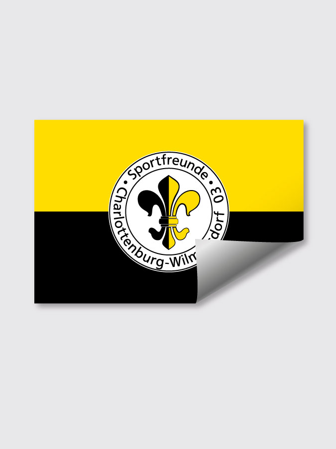 Aufkleber DIN A7 Logo