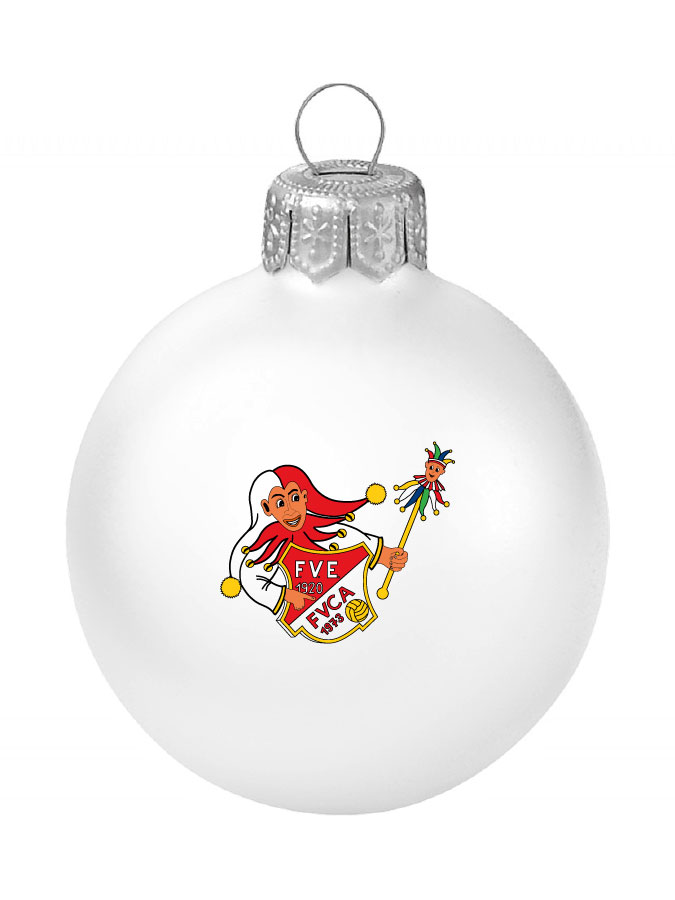 Weihnachtskugel Logo 8cm