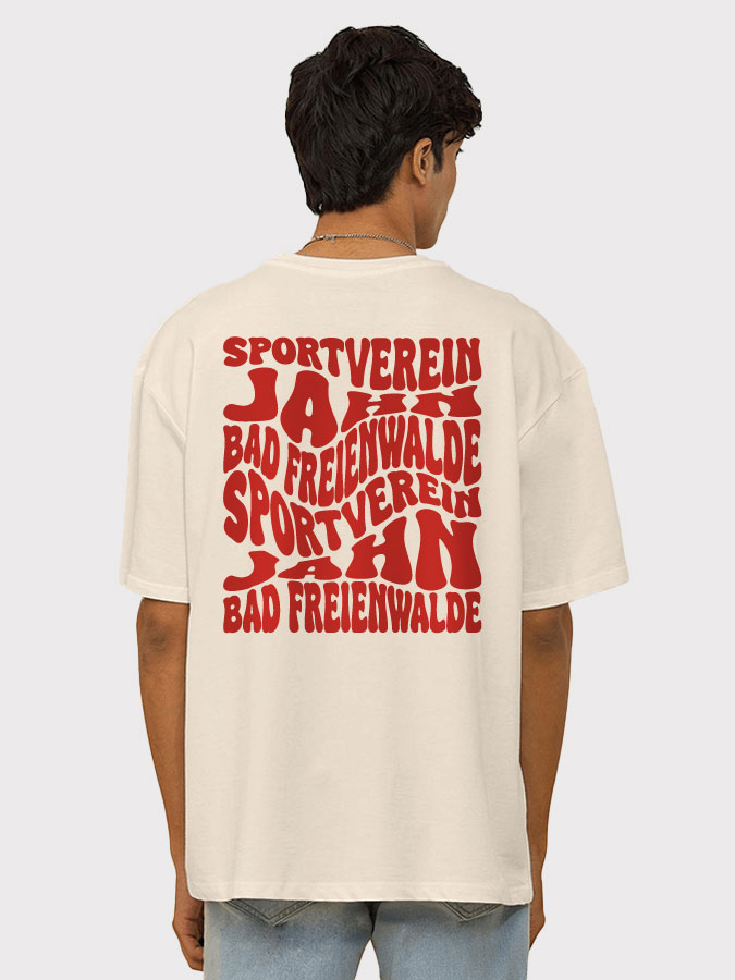 T-Shirt Oversized Wavy Herren
