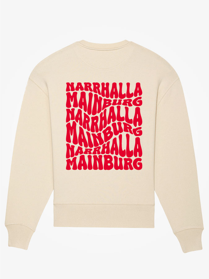 Oversized Sweater Wavy Herren