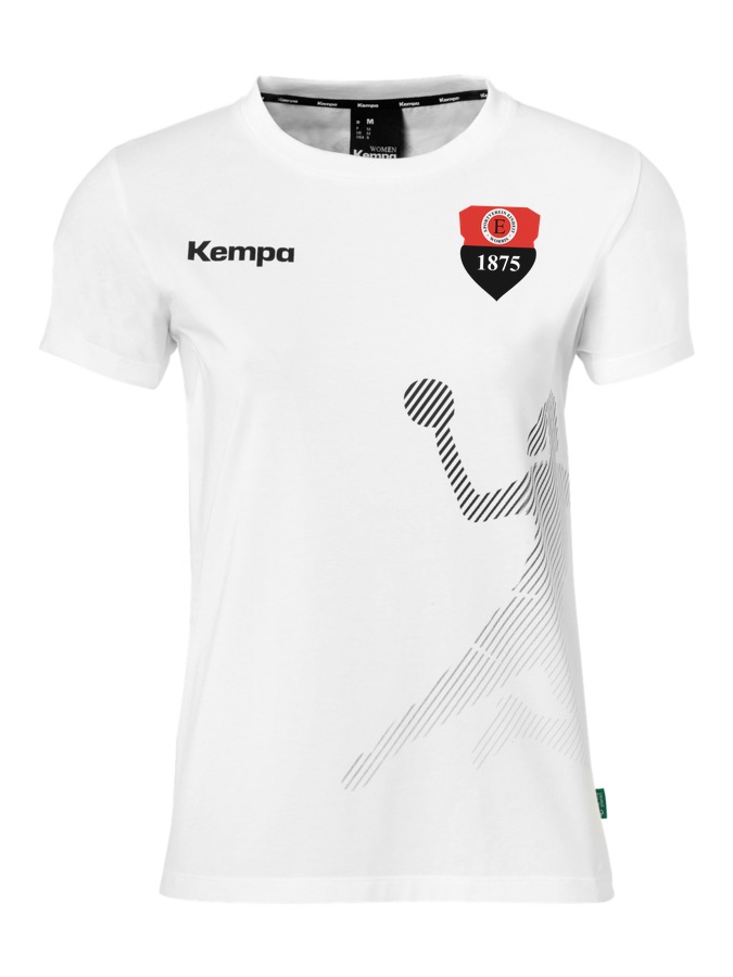 Kempa T-Shirt Black & White Damen