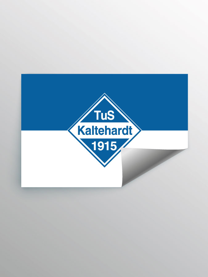 Aufkleber DIN A7 Logo