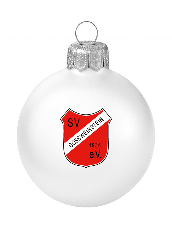 Weihnachtskugel Logo 8cm