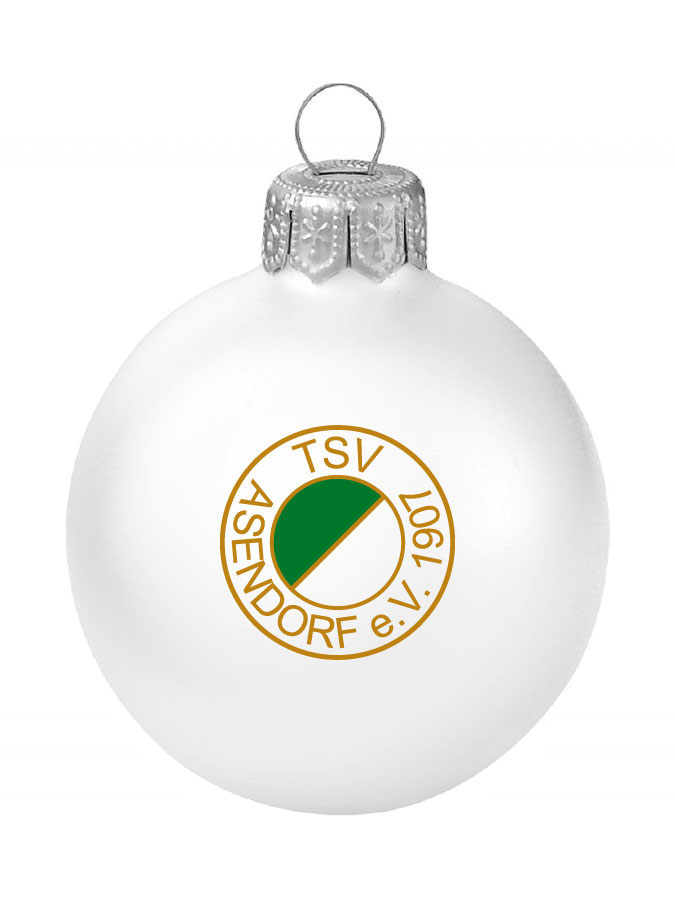 Weihnachtskugel Logo 8cm