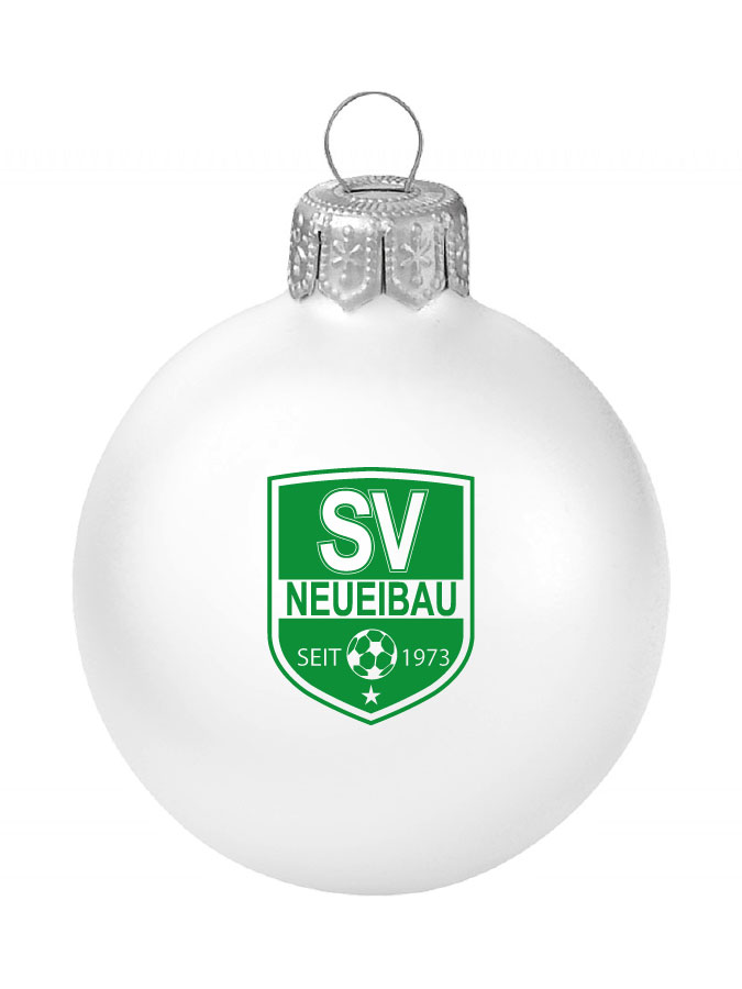 Weihnachtskugel Logo 8cm