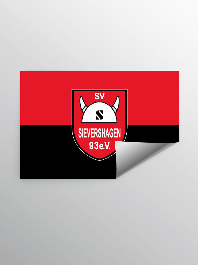 Aufkleber DIN A7 Logo