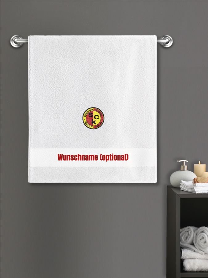 Badehandtuch Team Sticklogo