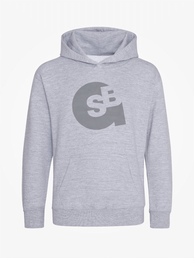 Hoodie All Grey Kids Unisex