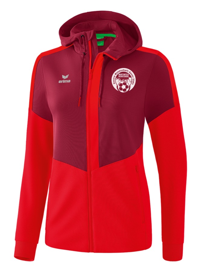 Erima Squad Trainingsjacke mit Kapuze Damen