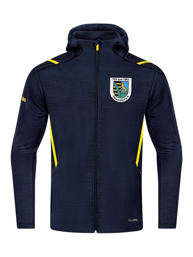 Jako Freizeitjacke Challenge mit Kapuze