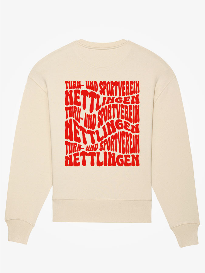 Sweatshirt Oversized Wavy Herren