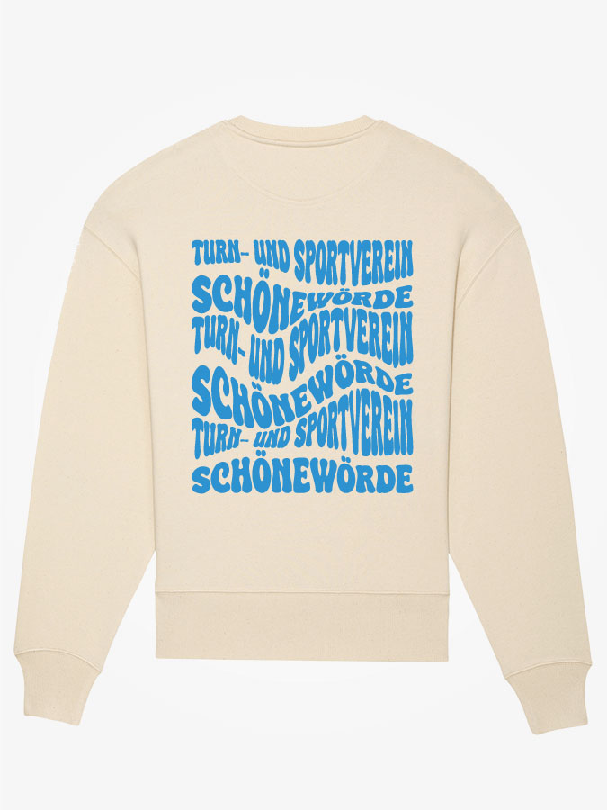 Sweatshirt Oversized Wavy Herren