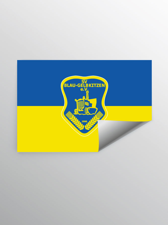 Aufkleber DIN A7 Logo