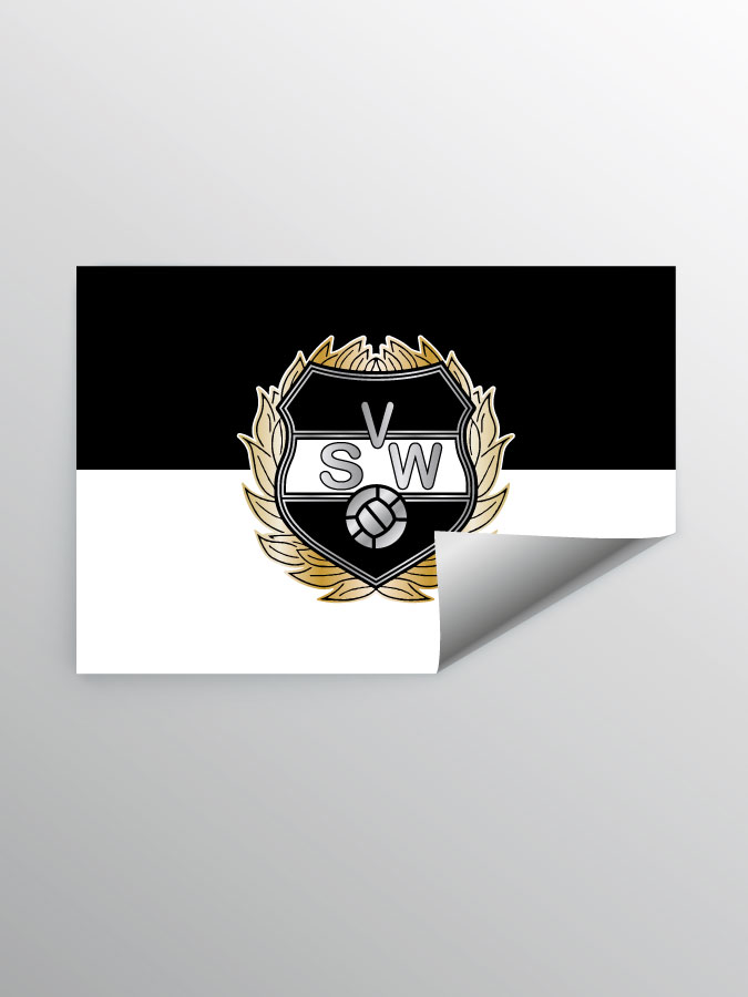 Aufkleber DIN A7 Logo