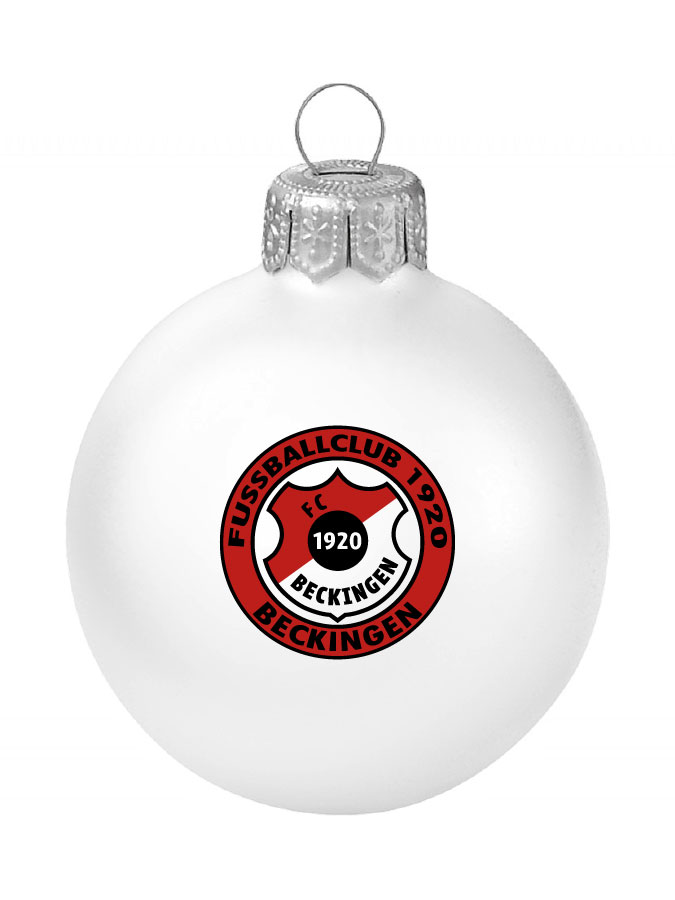 Weihnachtskugel Logo 8cm