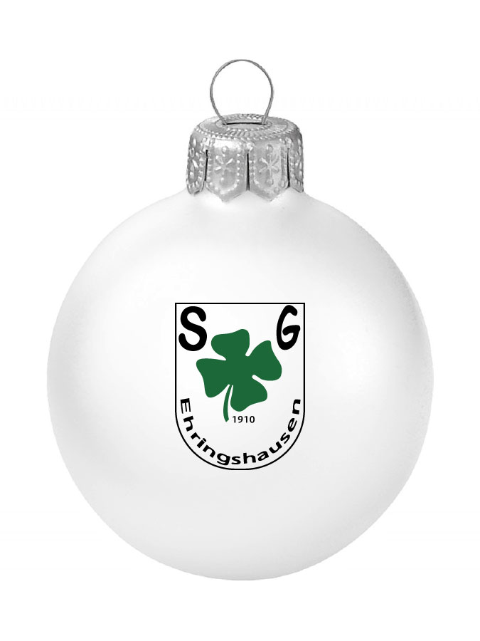 Weihnachtskugel Logo 8cm