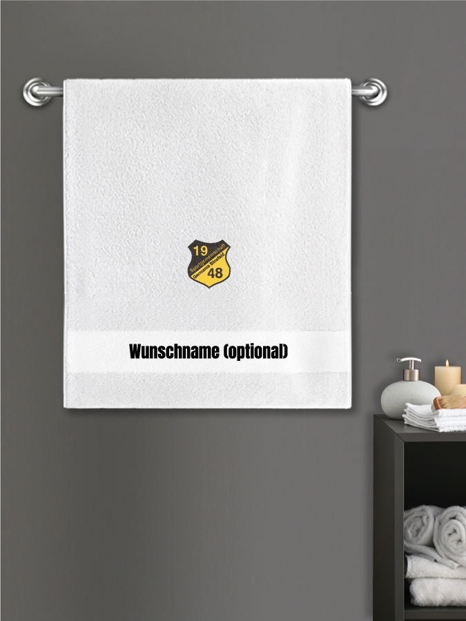 Badehandtuch Team Sticklogo