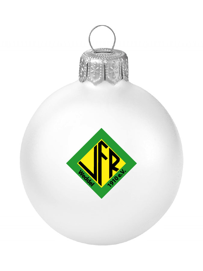 Weihnachtskugel Logo 8cm