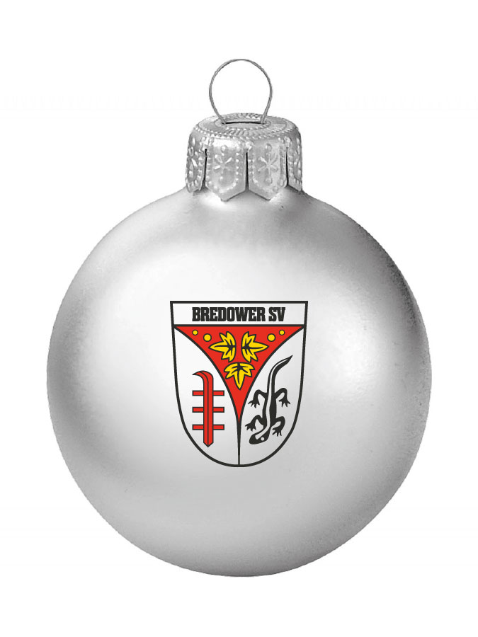 Weihnachtskugel Logo 8cm