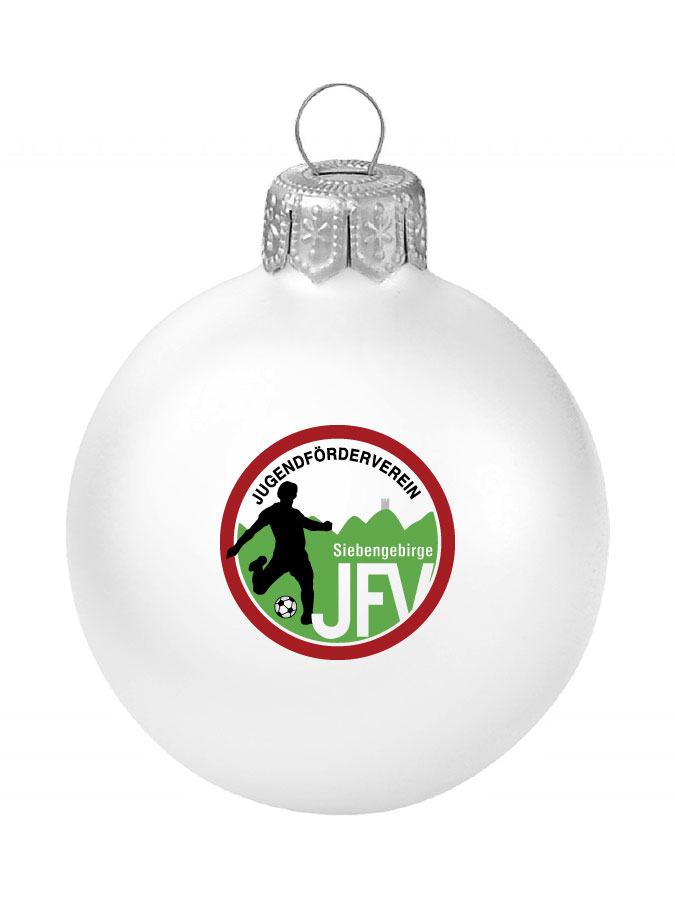 Weihnachtskugel Logo 8cm