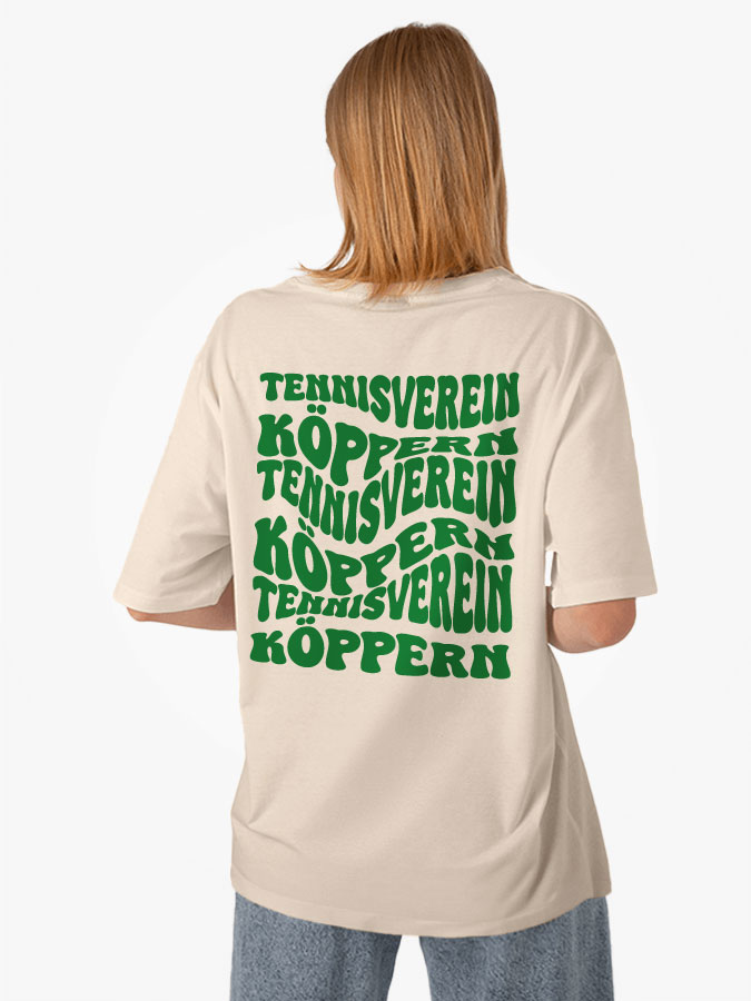 Oversized Shirt Wavy Damen