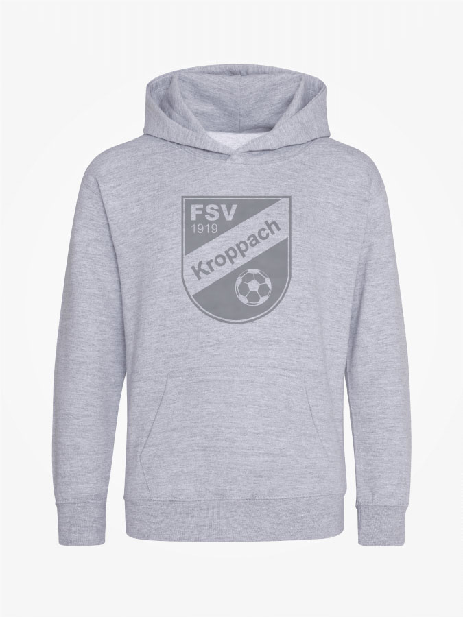 Hoodie All Grey Kids Unisex