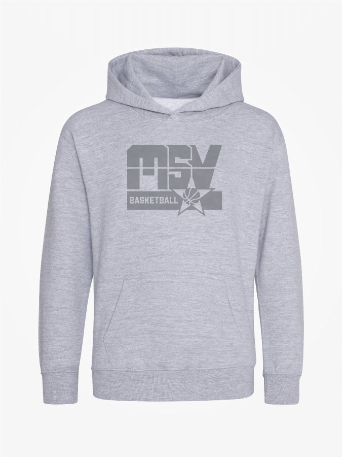 Hoodie All Grey Kids Unisex