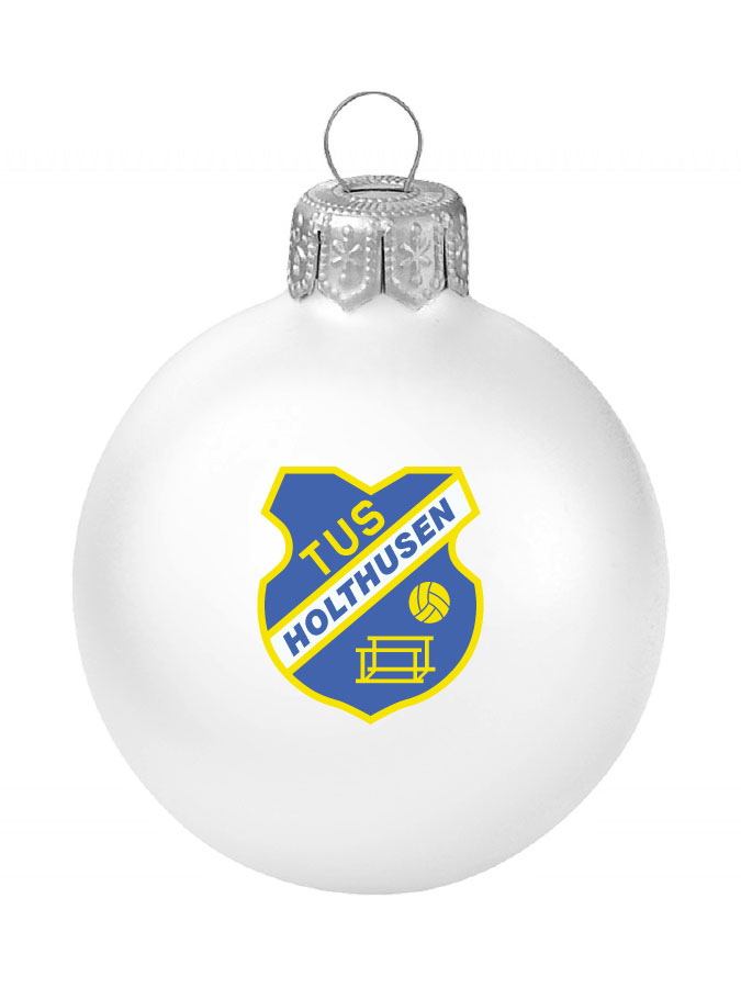Weihnachtskugel Logo 8cm