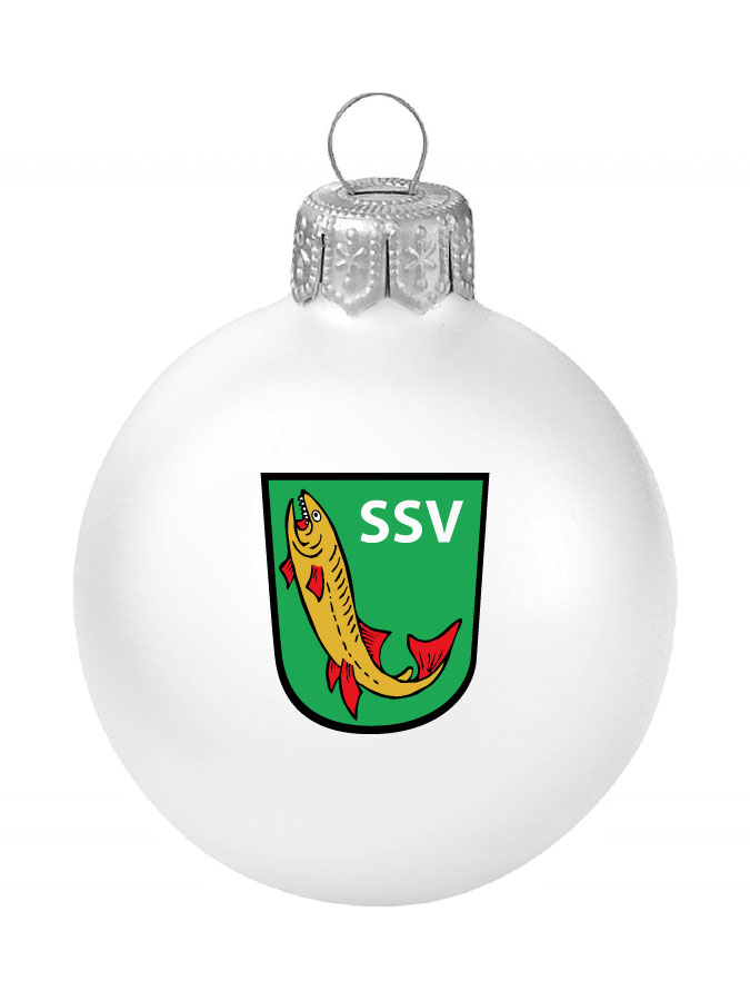 Weihnachtskugel Logo 8cm