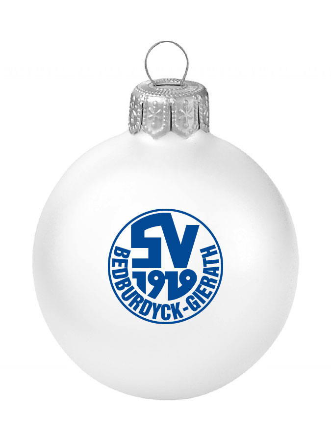 Weihnachtskugel Logo 8cm