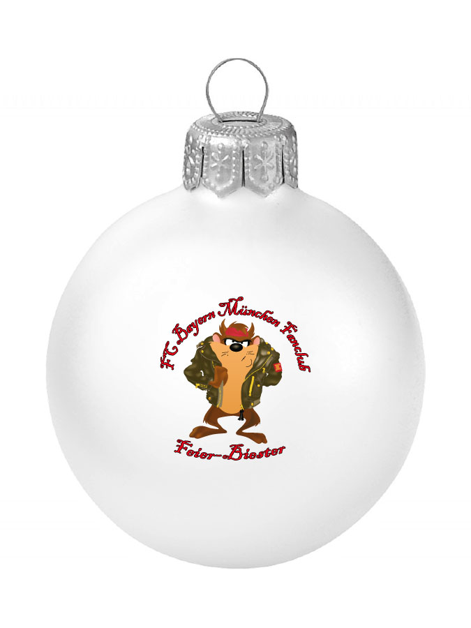 Weihnachtskugel Logo 8cm