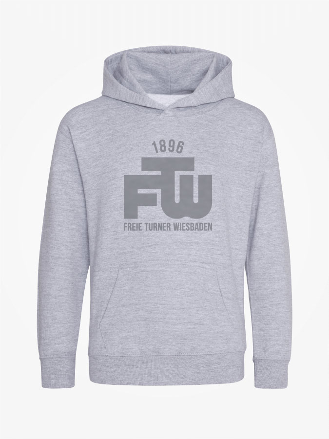 Hoodie All Grey Kids Unisex