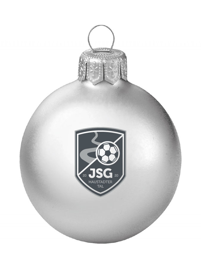 Weihnachtskugel Logo 8cm