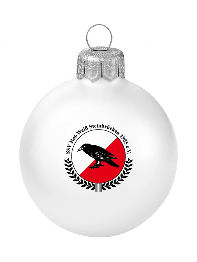 Weihnachtskugel Logo 8cm
