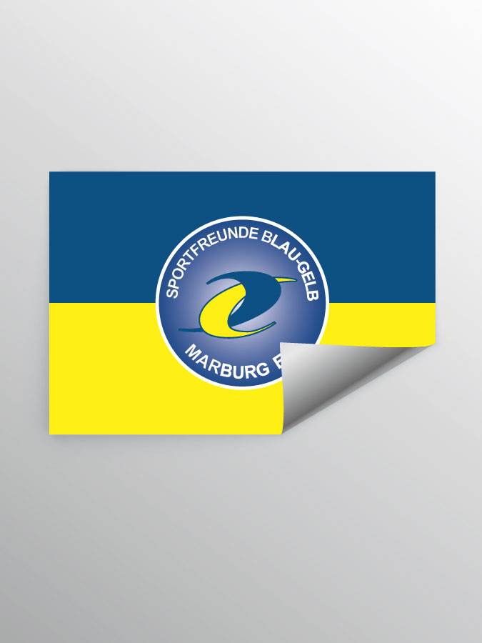 Aufkleber DIN A7 Logo
