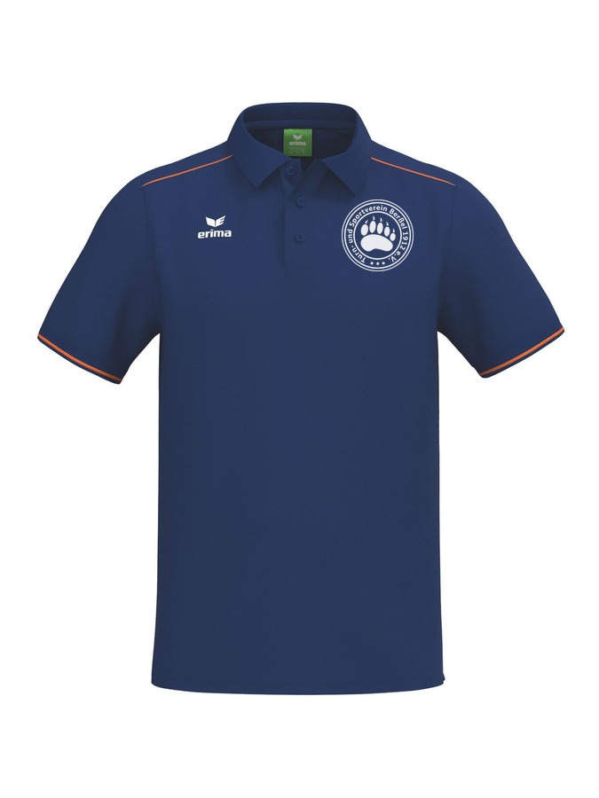 Navy-Orange-Weiß