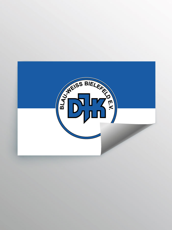 Aufkleber DIN A7 Logo