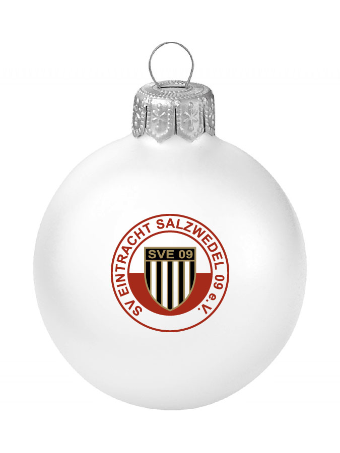 Weihnachtskugel Logo 8cm