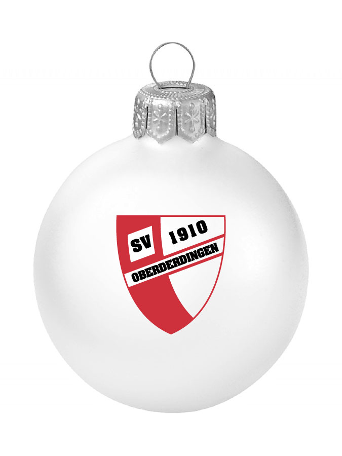 Weihnachtskugel Logo 8cm