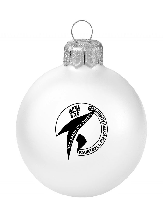 Weihnachtskugel Logo 8cm