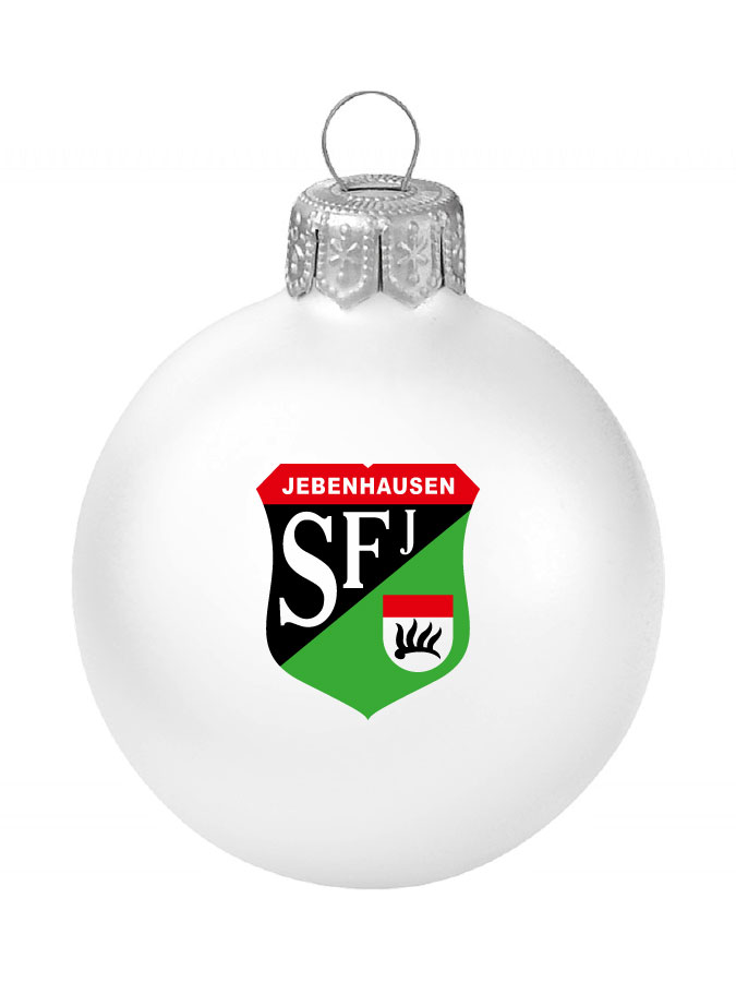 Weihnachtskugel Logo 8cm