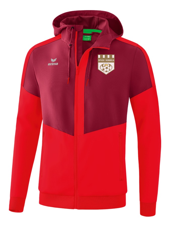 Erima Squad Tracktop Jacke mit Kapuze