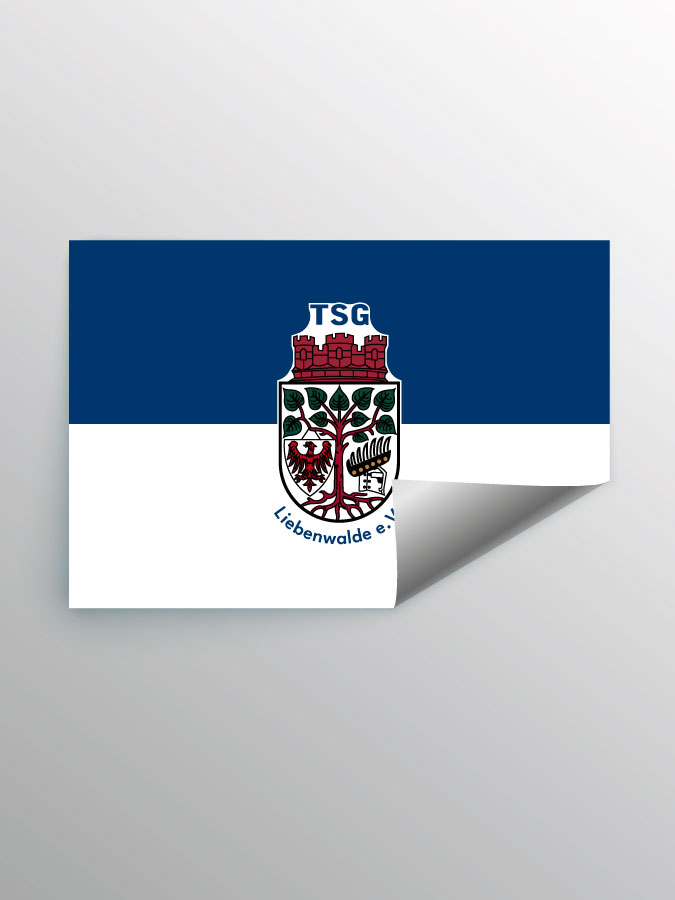 Aufkleber DIN A7 Logo
